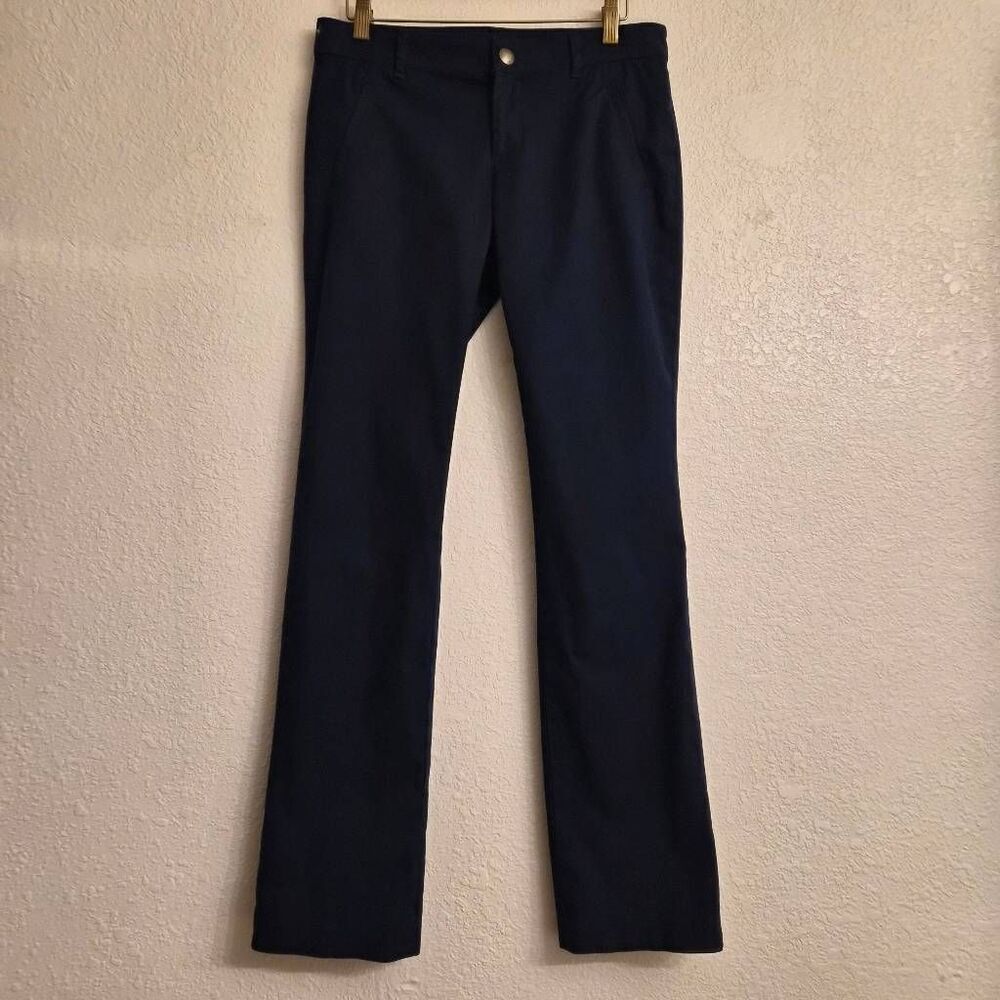 Lauren Ralph Lauren Navy Blue Stretch Pants: Classic Essential   Flattering Fit